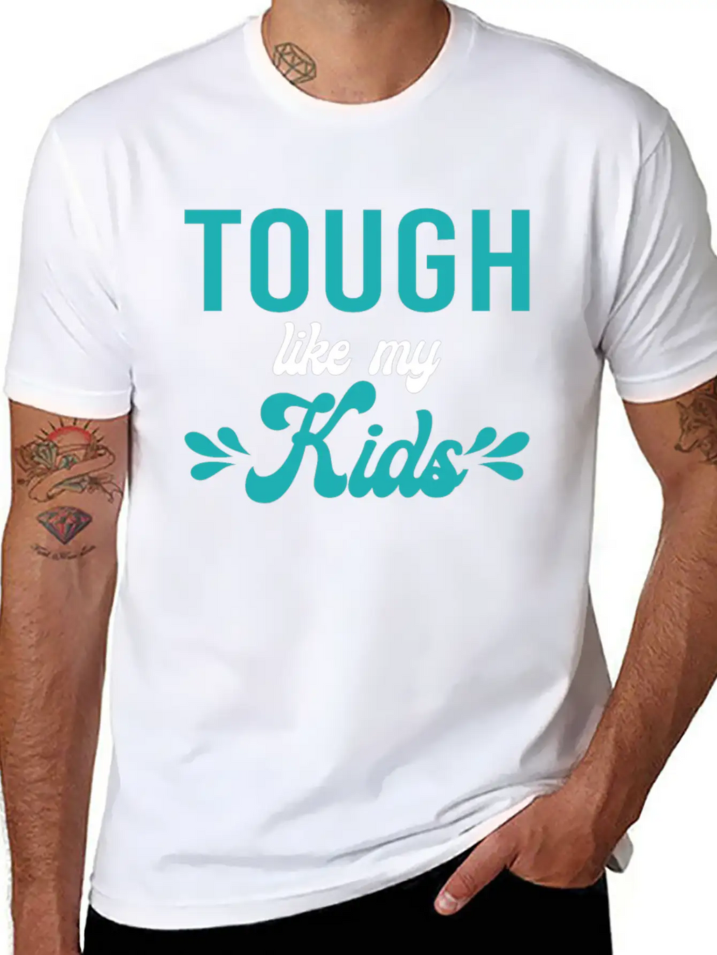 Tough Like My Kids Mothers Day Matching Outfit Unisex Casual T-Shirt – Clean Design For Daily Comfort