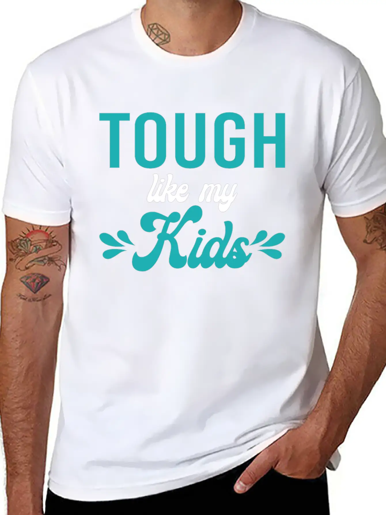 Tough Like My Kids Mothers Day Matching Outfit Unisex Casual T-Shirt – Clean Design For Daily Comfort