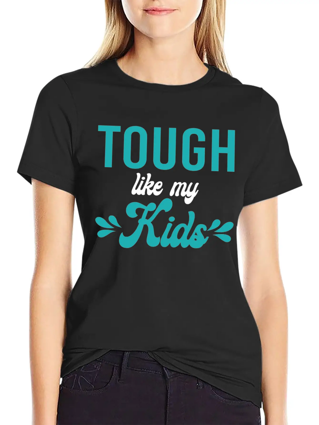 Tough Like My Kids Mothers Day Matching Outfit Unisex Casual T-Shirt – Clean Design For Daily Comfort