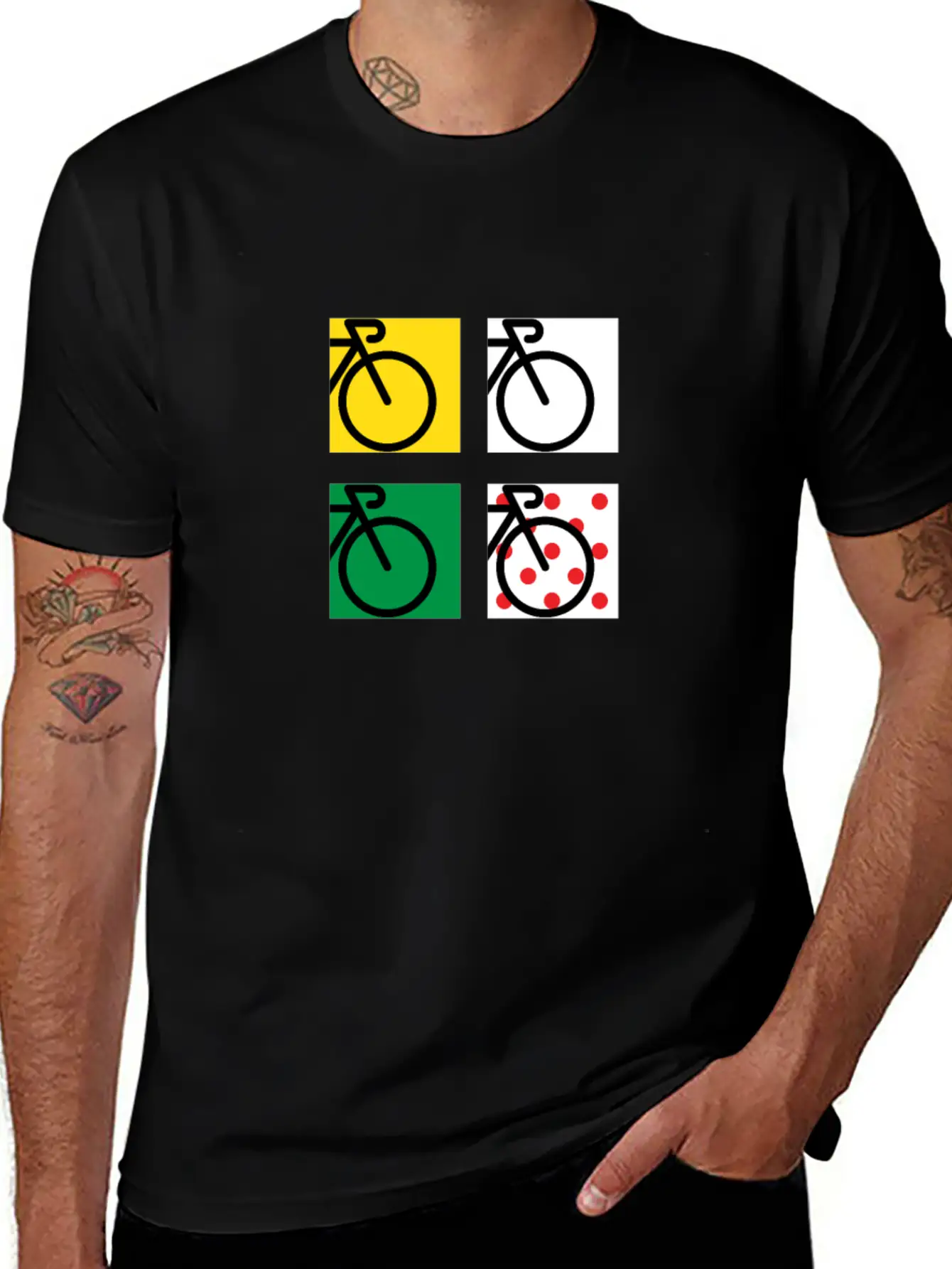 Tour Bike Race In France Relaxed Everyday Tee – Lightweight And Durable Cotton