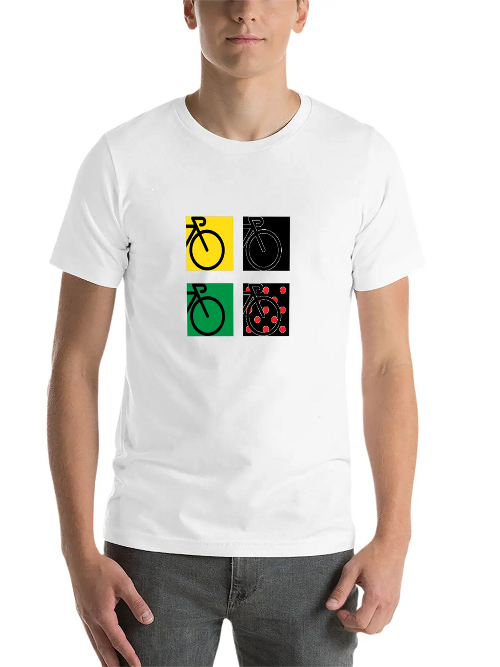 Tour Bike Race In France Relaxed Everyday Tee – Lightweight And Durable Cotton