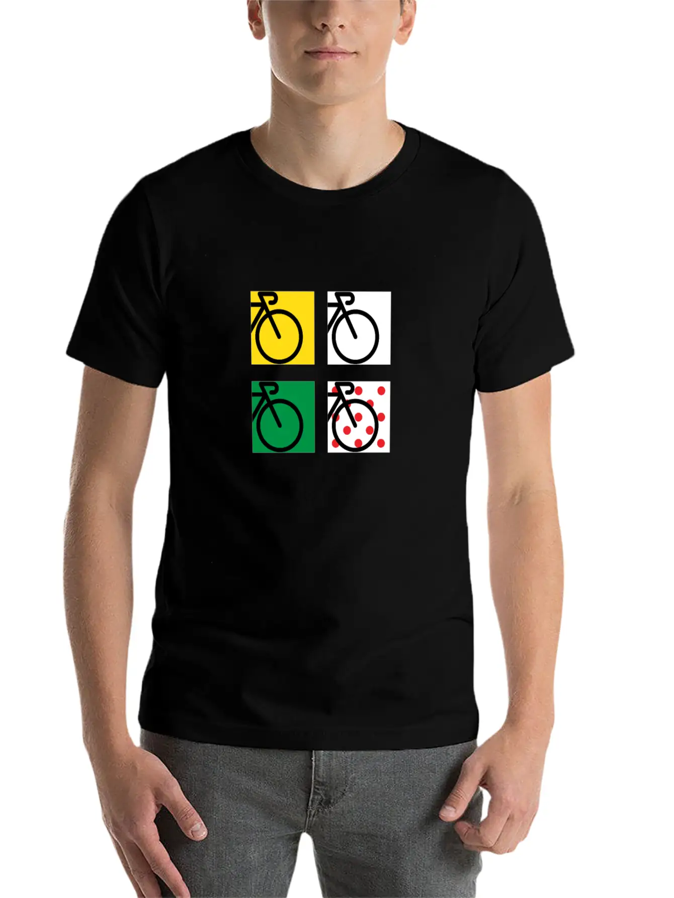 Tour Bike Race In France Relaxed Everyday Tee – Lightweight And Durable Cotton