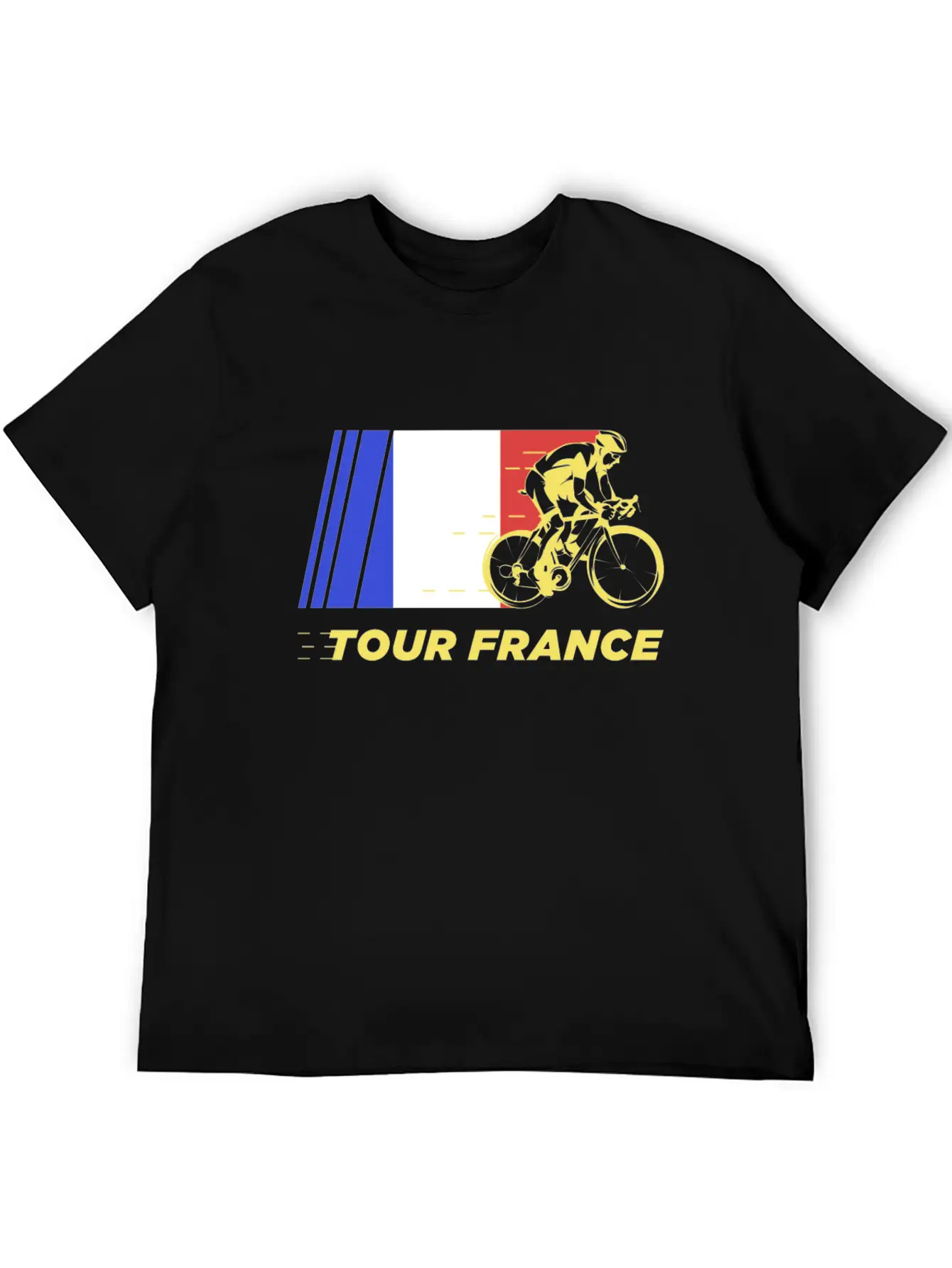Tour De France, Tour De France Yellow, Tour Paris Modern Fit Casual T-Shirt – Clean And Versatile Design