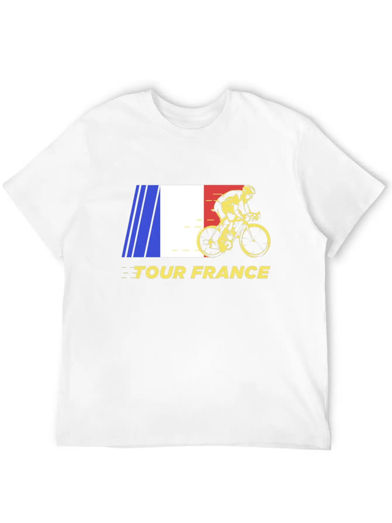 Tour De France, Tour De France Yellow, Tour Paris Modern Fit Casual T-Shirt – Clean And Versatile Design
