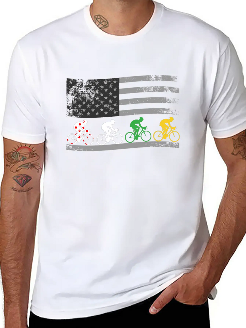 Tour France, Tour France Tour Cycling, Cycling Essential Cotton Tee For Daily Outfits – Unisex Style