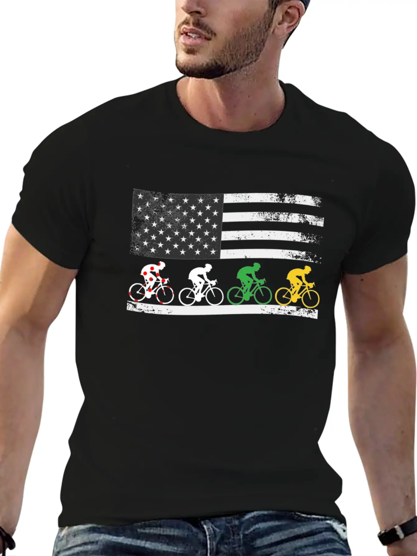 Tour France, Tour France Tour Cycling, Cycling Essential Cotton Tee For Daily Outfits – Unisex Style