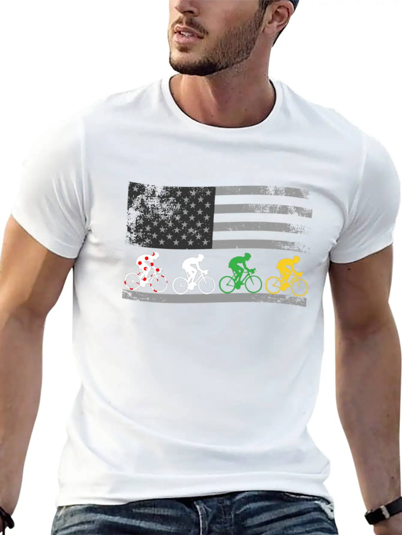 Tour France, Tour France Tour Cycling, Cycling Essential Cotton Tee For Daily Outfits – Unisex Style