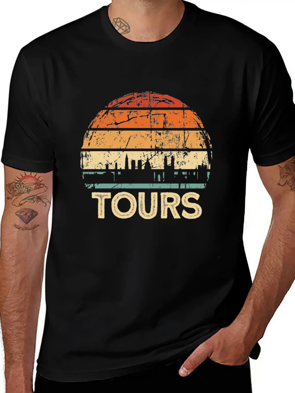 Tours Breathable Soft Cotton T-Shirt – Timeless Casual Look