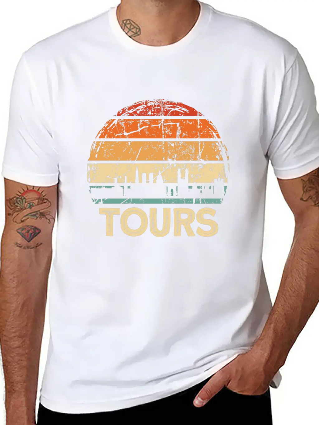 Tours Breathable Soft Cotton T-Shirt – Timeless Casual Look