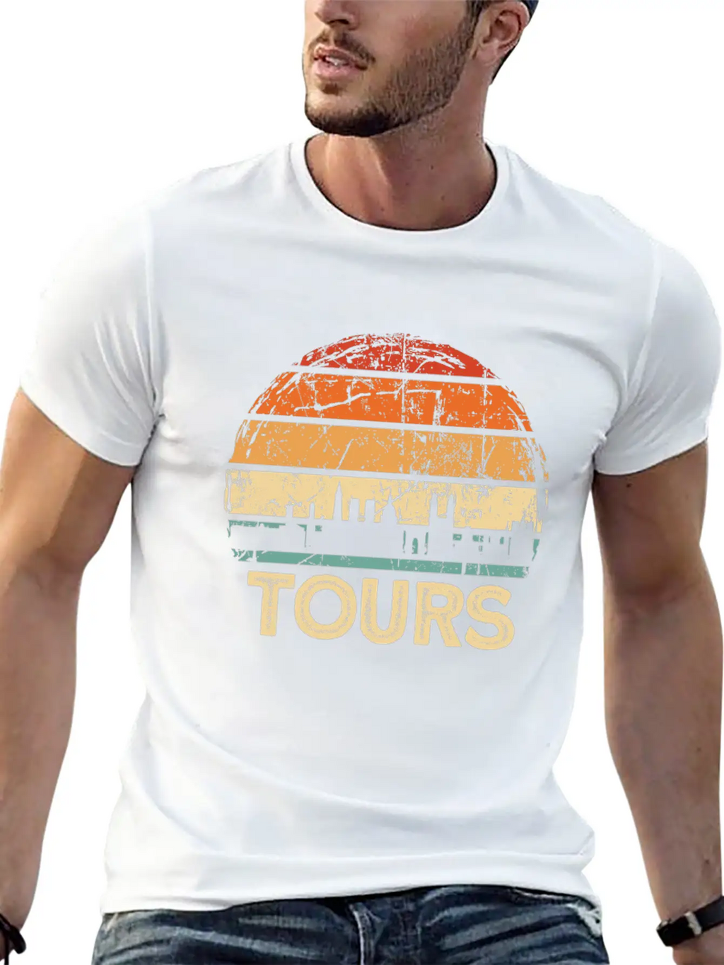 Tours Breathable Soft Cotton T-Shirt – Timeless Casual Look
