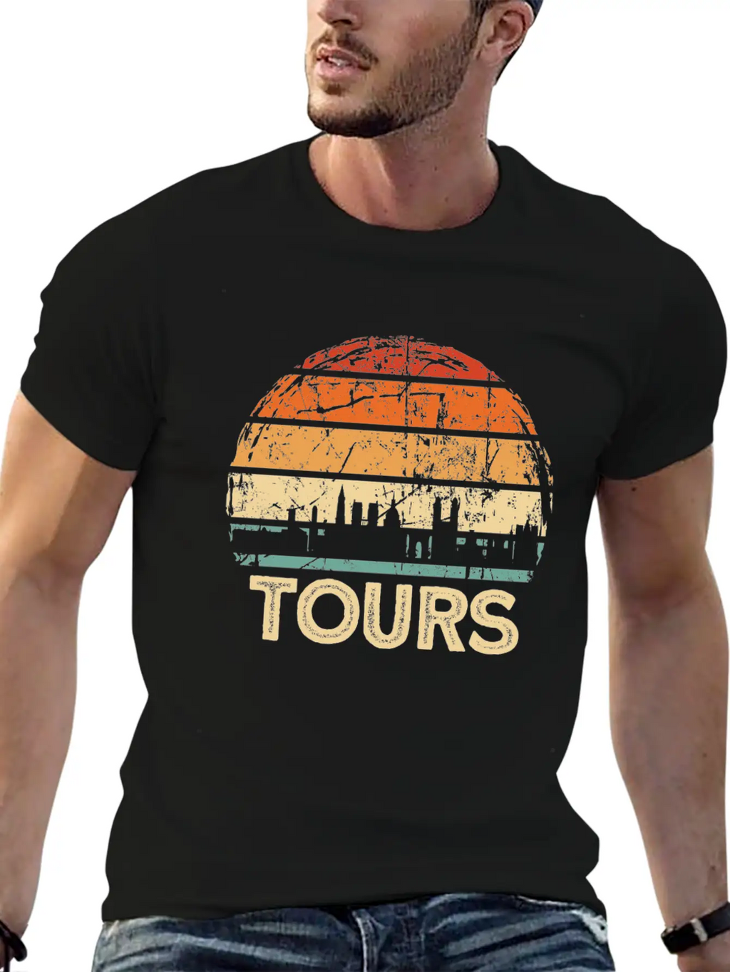Tours Breathable Soft Cotton T-Shirt – Timeless Casual Look