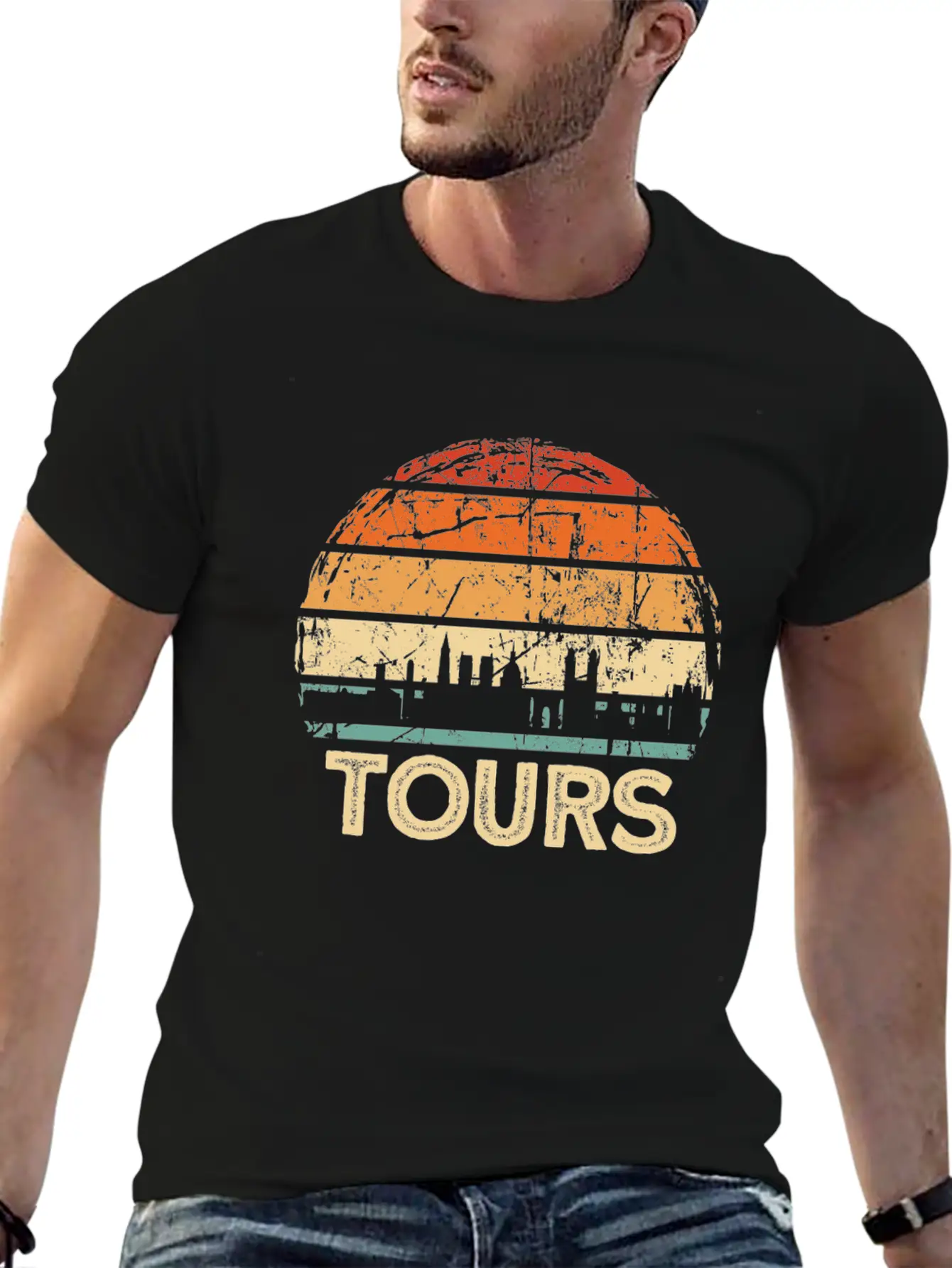 Tours Breathable Soft Cotton T-Shirt – Timeless Casual Look
