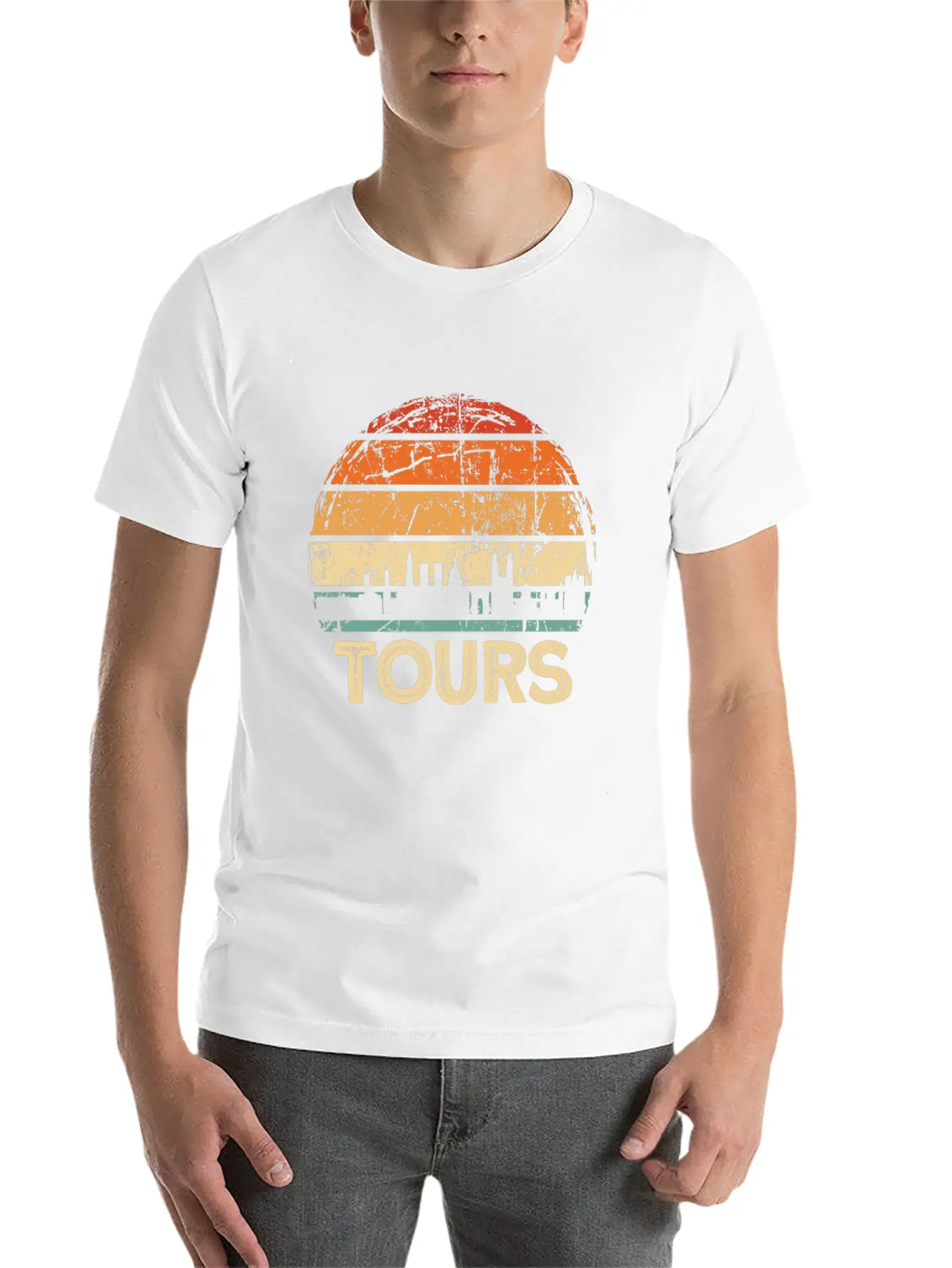 Tours Breathable Soft Cotton T-Shirt – Timeless Casual Look