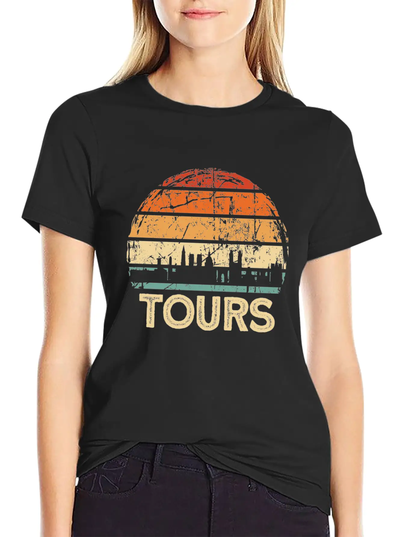 Tours Breathable Soft Cotton T-Shirt – Timeless Casual Look