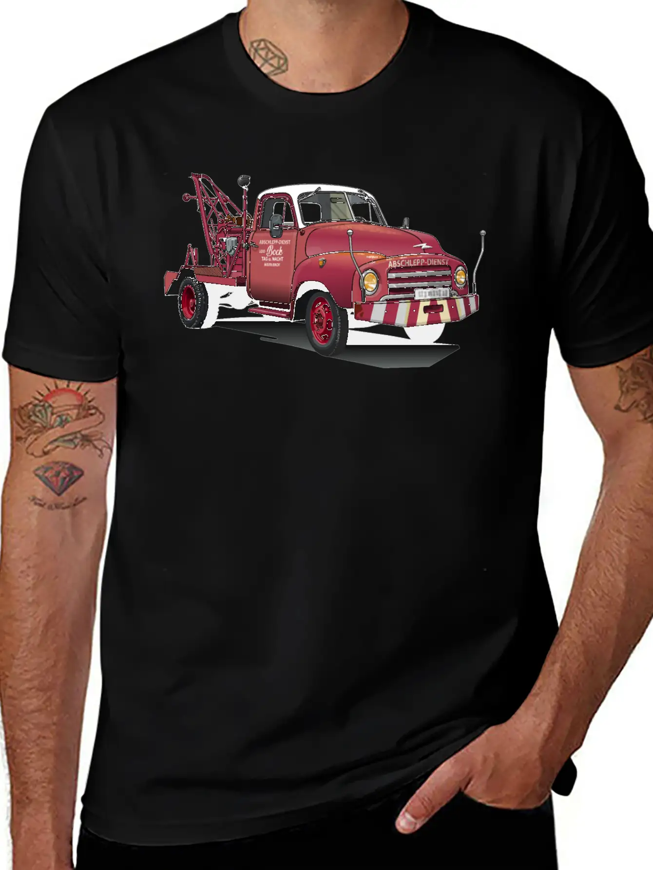 Tow Truck Classic Cotton Tee – Unisex Comfort For Any Season