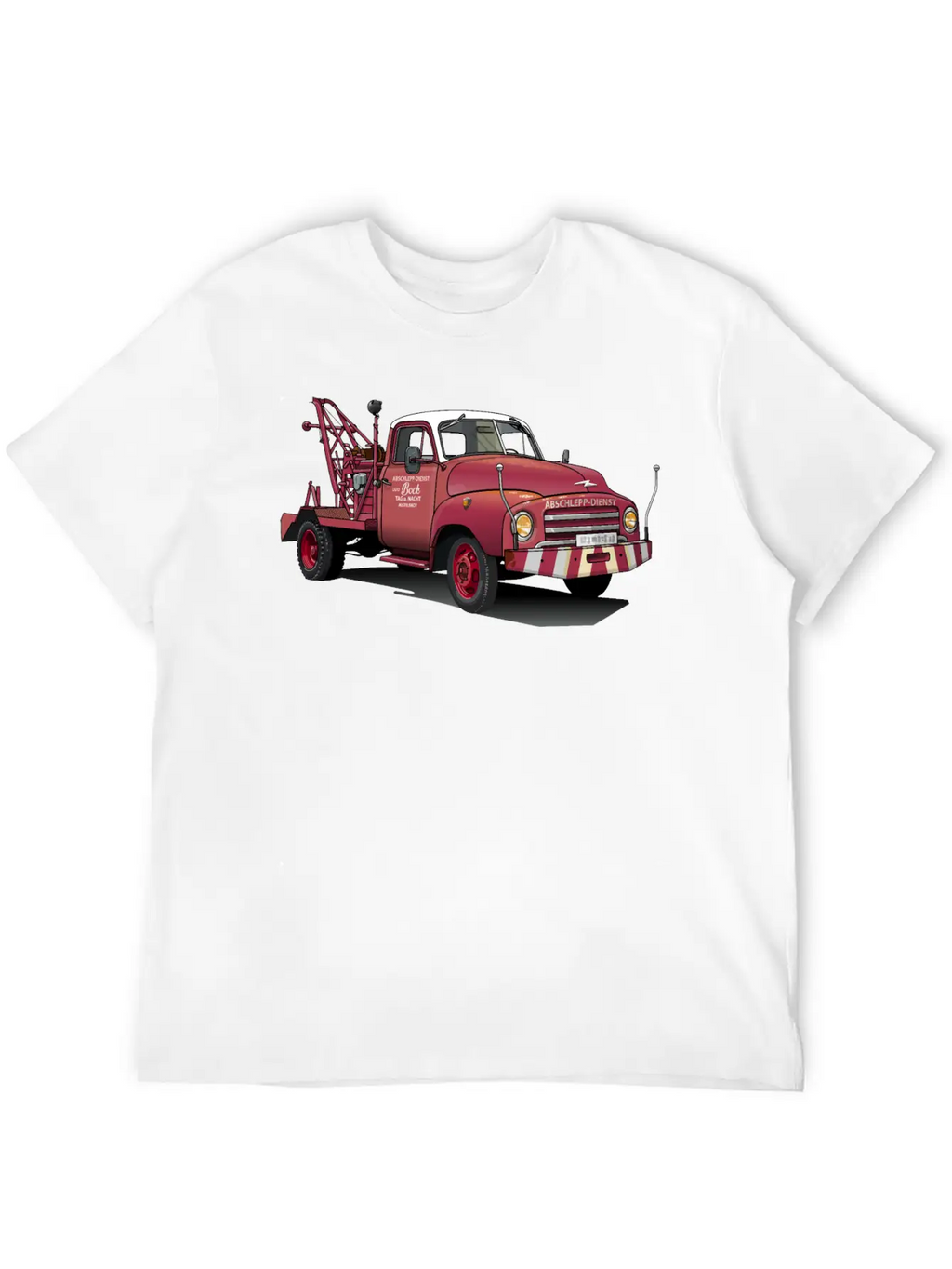 Tow Truck Classic Cotton Tee – Unisex Comfort For Any Season