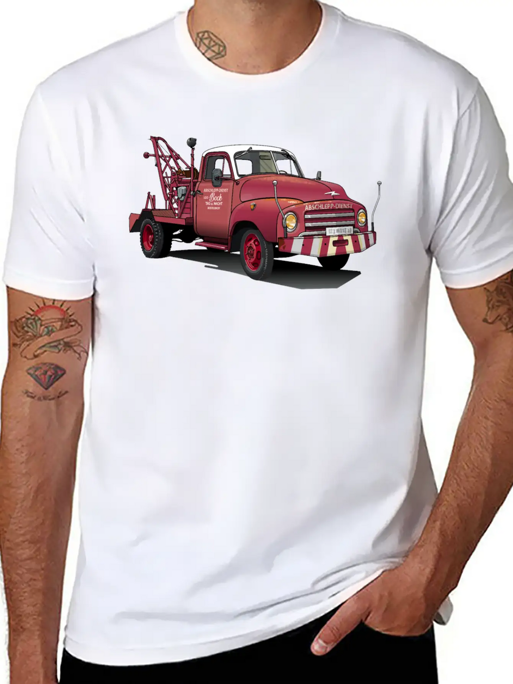 Tow Truck Classic Cotton Tee – Unisex Comfort For Any Season
