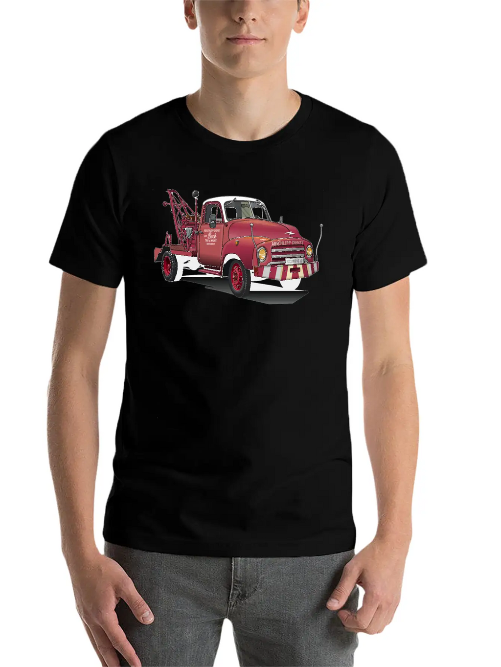Tow Truck Classic Cotton Tee – Unisex Comfort For Any Season