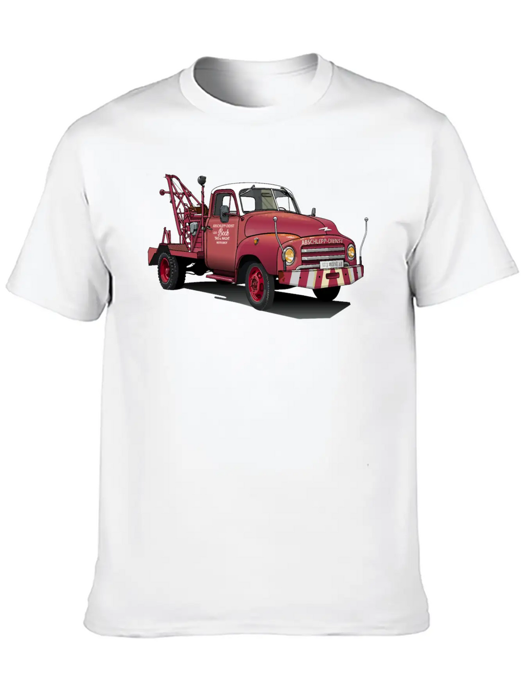 Tow Truck Classic Cotton Tee – Unisex Comfort For Any Season