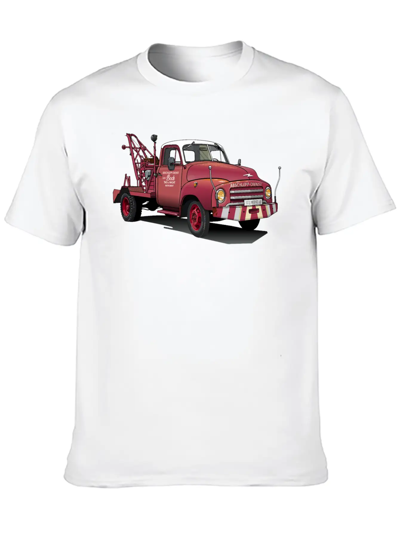 Tow Truck Classic Cotton Tee – Unisex Comfort For Any Season