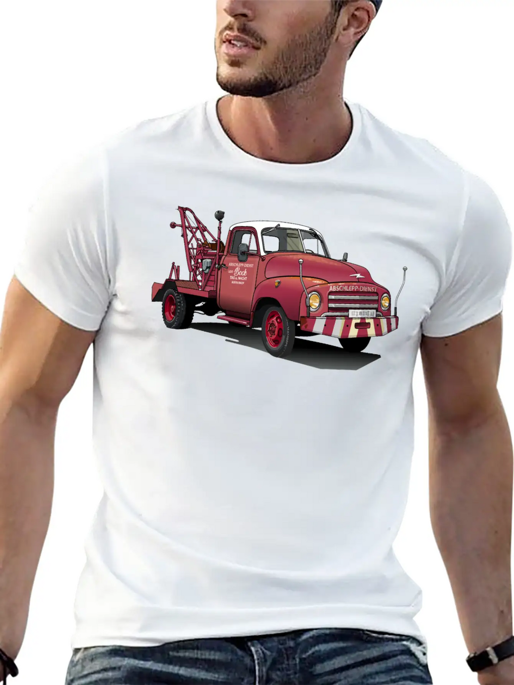 Tow Truck Classic Cotton Tee – Unisex Comfort For Any Season