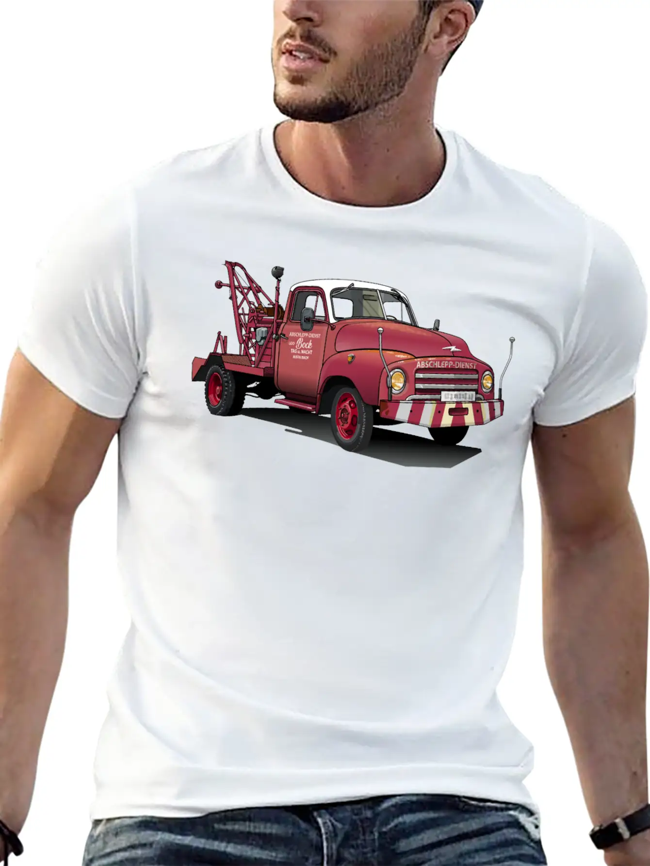 Tow Truck Classic Cotton Tee – Unisex Comfort For Any Season
