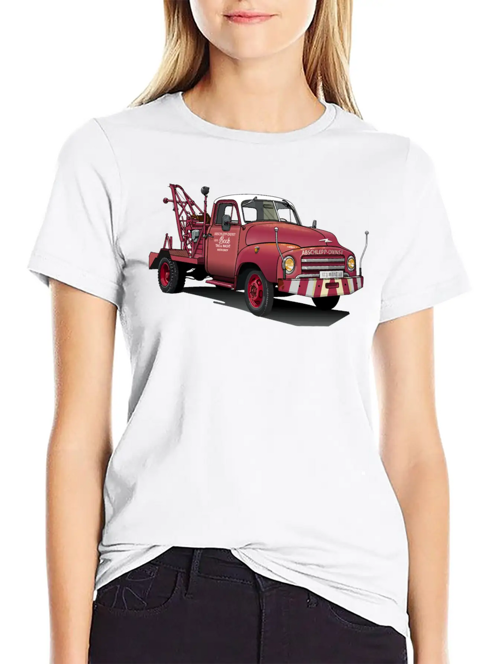 Tow Truck Classic Cotton Tee – Unisex Comfort For Any Season