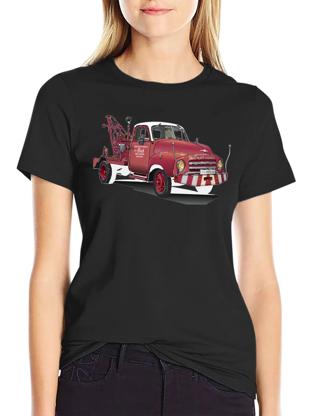 Tow Truck Classic Cotton Tee – Unisex Comfort For Any Season