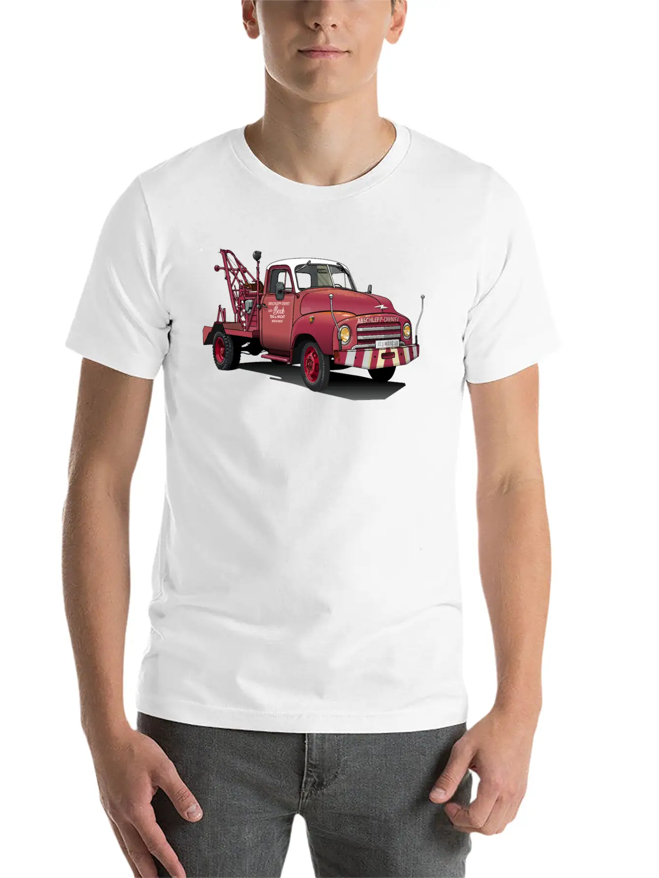 Tow Truck Classic Cotton Tee – Unisex Comfort For Any Season