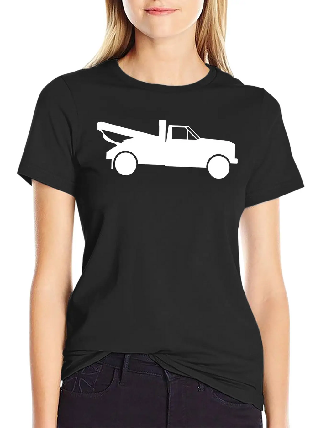 Tow Truck With A Crane Classic Cotton Tee – Unisex Comfort For Any Season