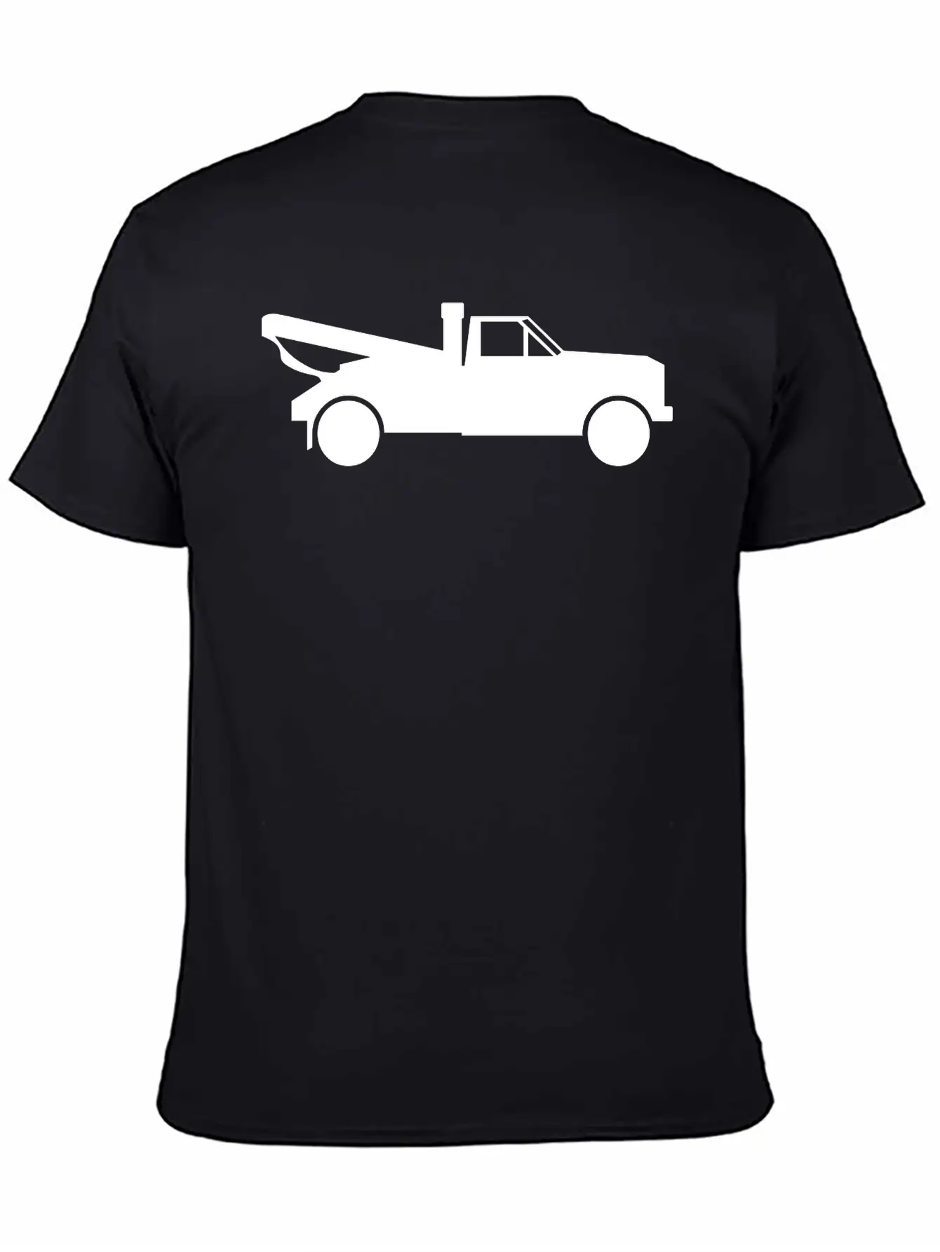 Tow Truck With A Crane Classic Cotton Tee – Unisex Comfort For Any Season
