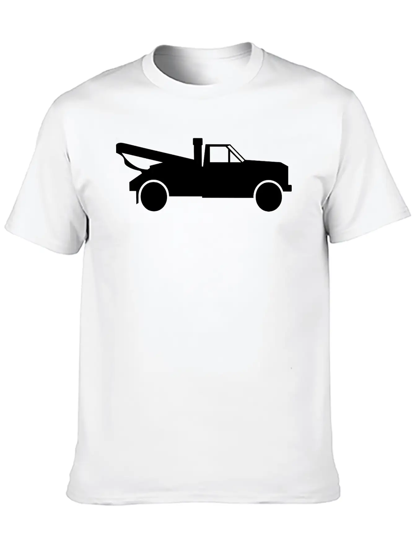 Tow Truck With A Crane Classic Cotton Tee – Unisex Comfort For Any Season