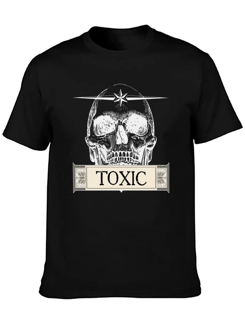 Toxic Skull Relaxed Everyday Tee – Lightweight And Durable Cotton