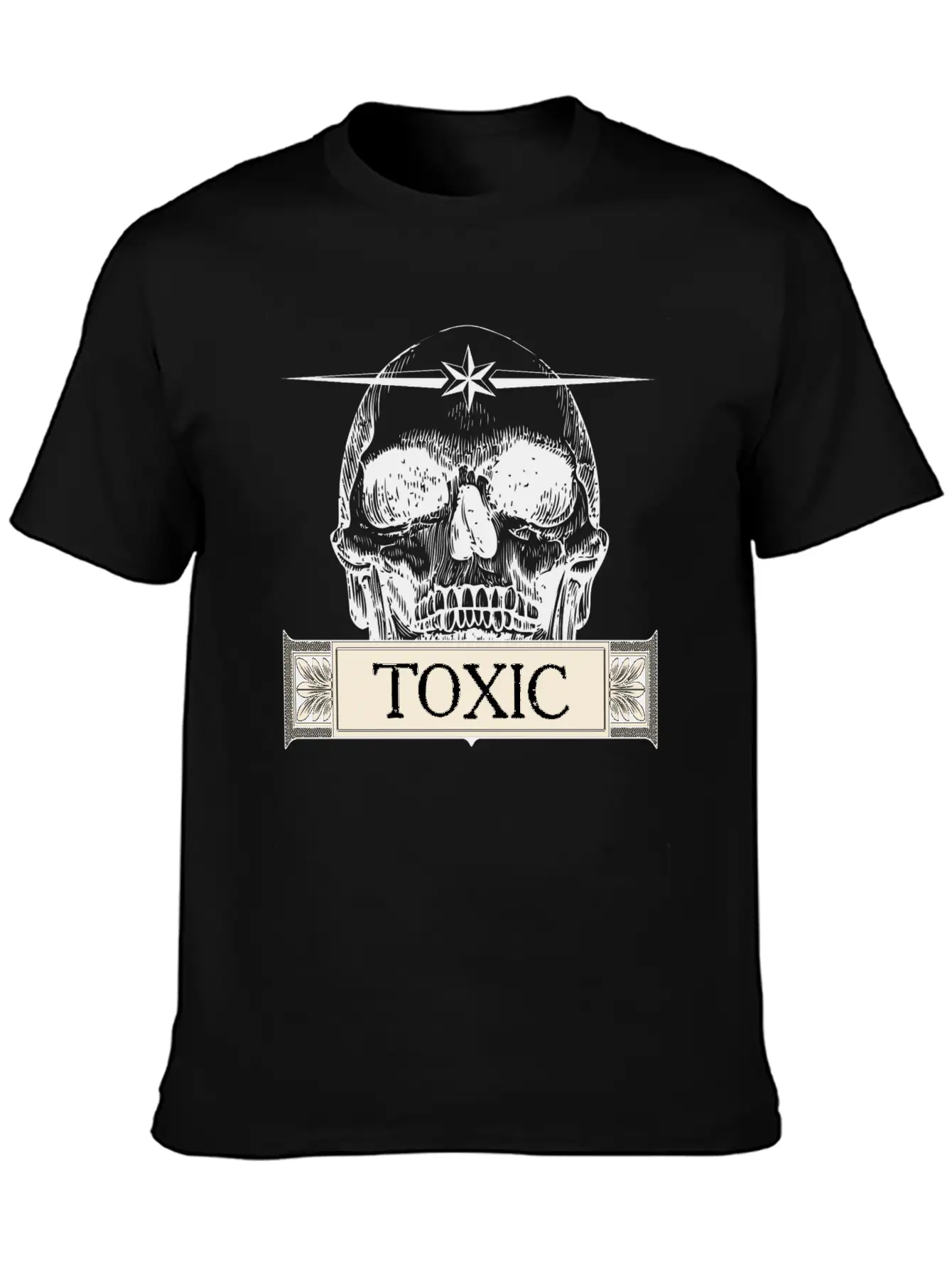 Toxic Skull Relaxed Everyday Tee – Lightweight And Durable Cotton