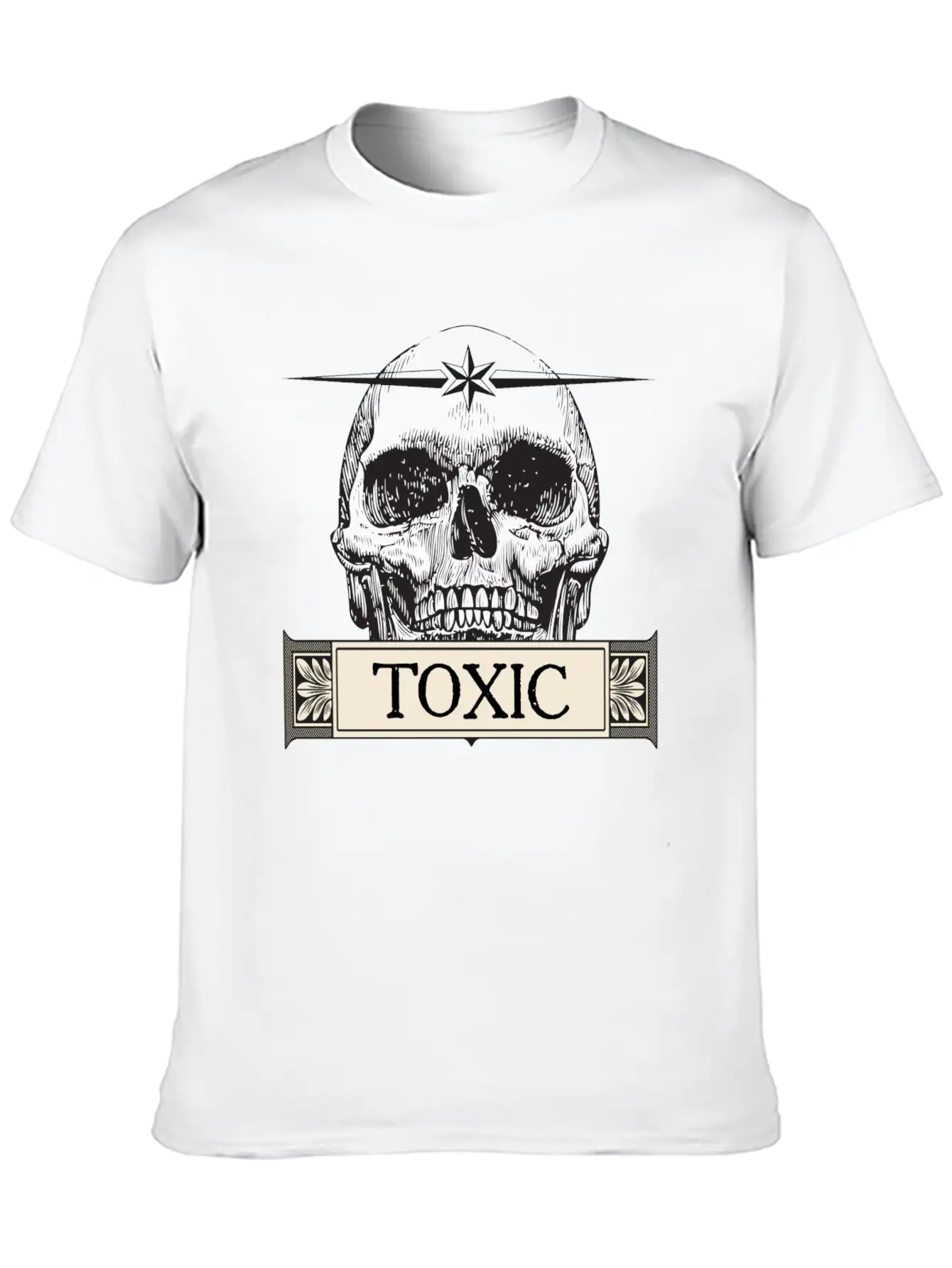 Toxic Skull Relaxed Everyday Tee – Lightweight And Durable Cotton