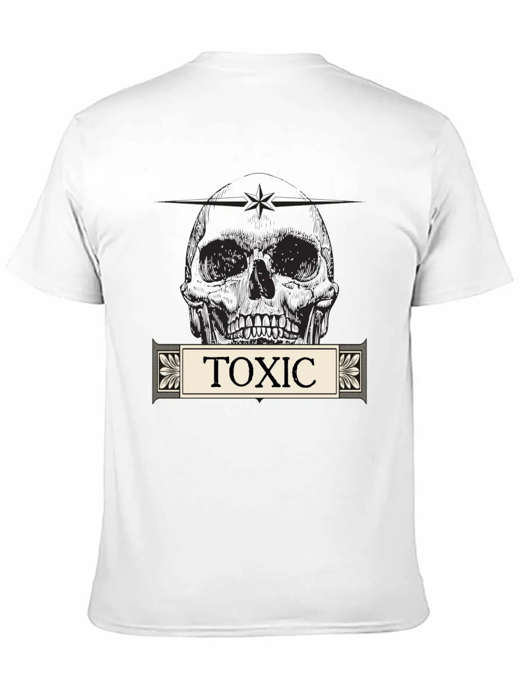 Toxic Skull Relaxed Everyday Tee – Lightweight And Durable Cotton