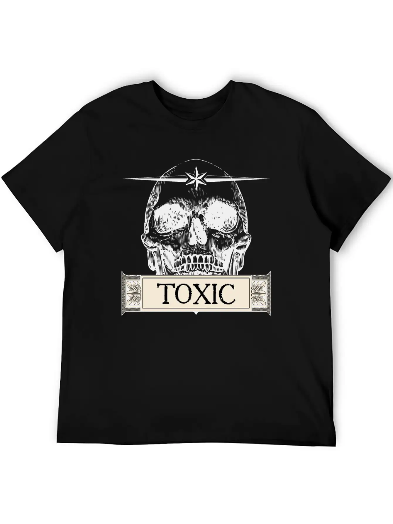 Toxic Skull Relaxed Everyday Tee – Lightweight And Durable Cotton