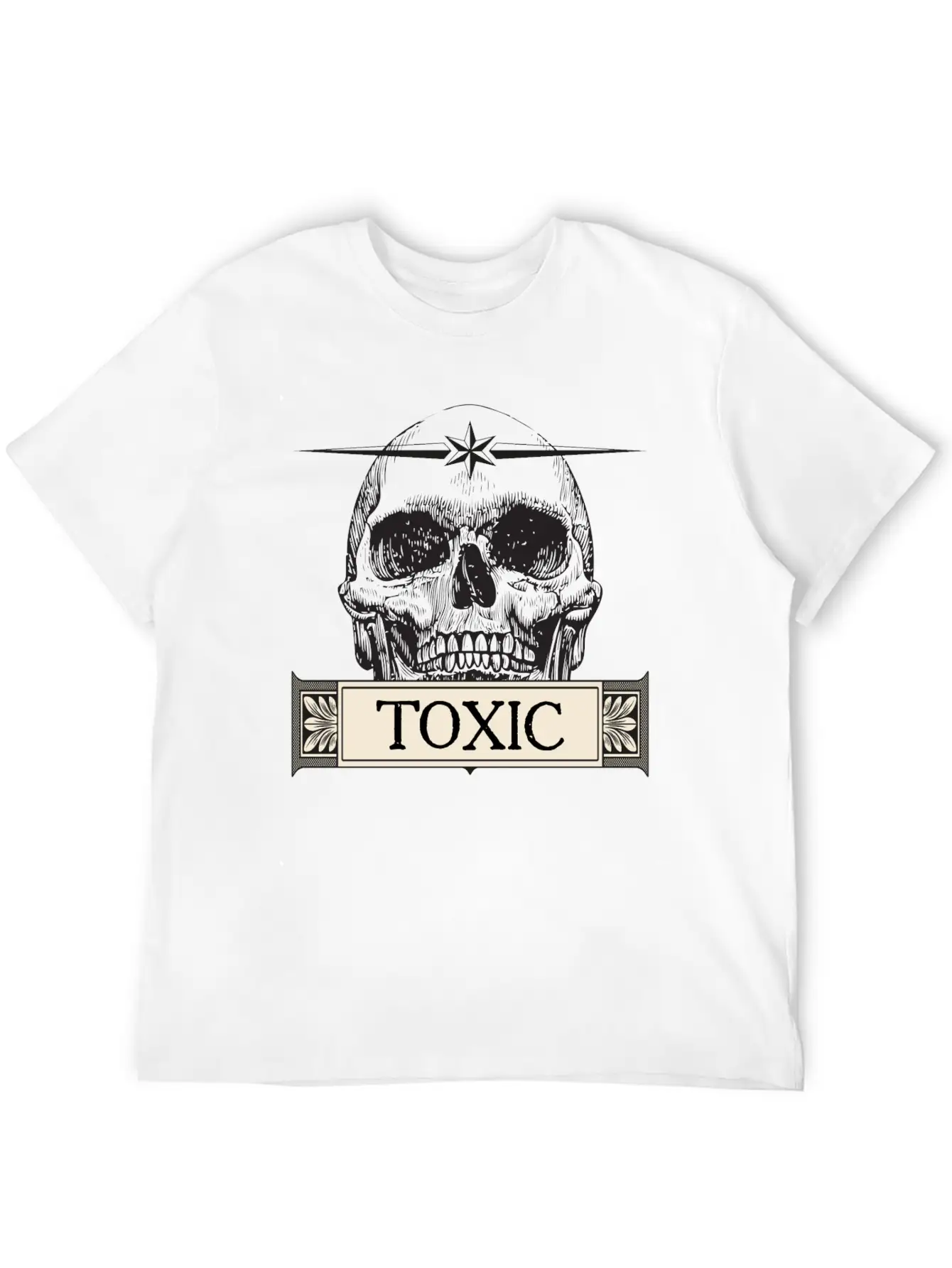 Toxic Skull Relaxed Everyday Tee – Lightweight And Durable Cotton
