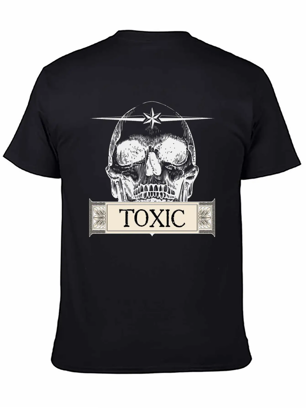 Toxic Skull Relaxed Everyday Tee – Lightweight And Durable Cotton