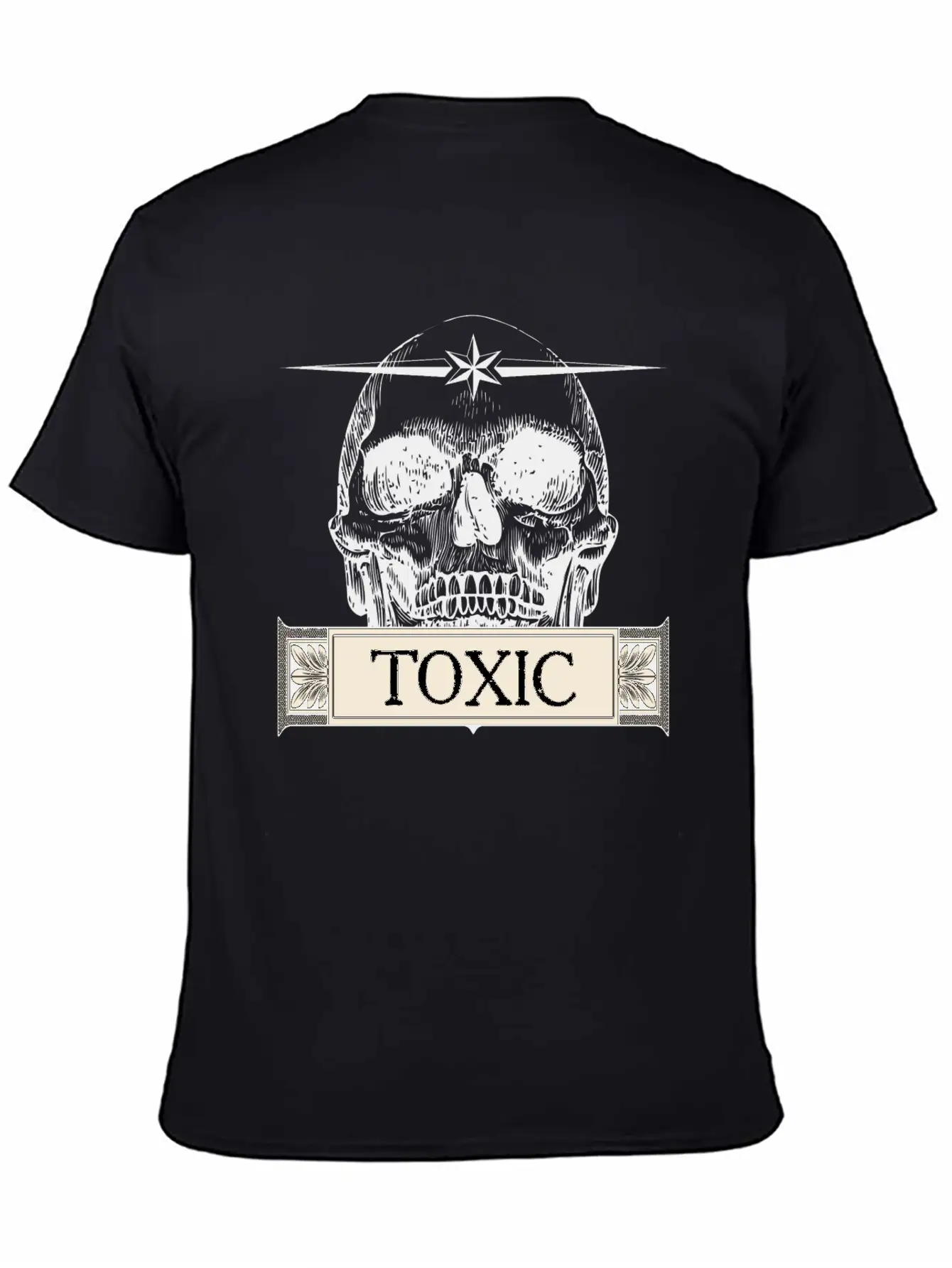 Toxic Skull Relaxed Everyday Tee – Lightweight And Durable Cotton