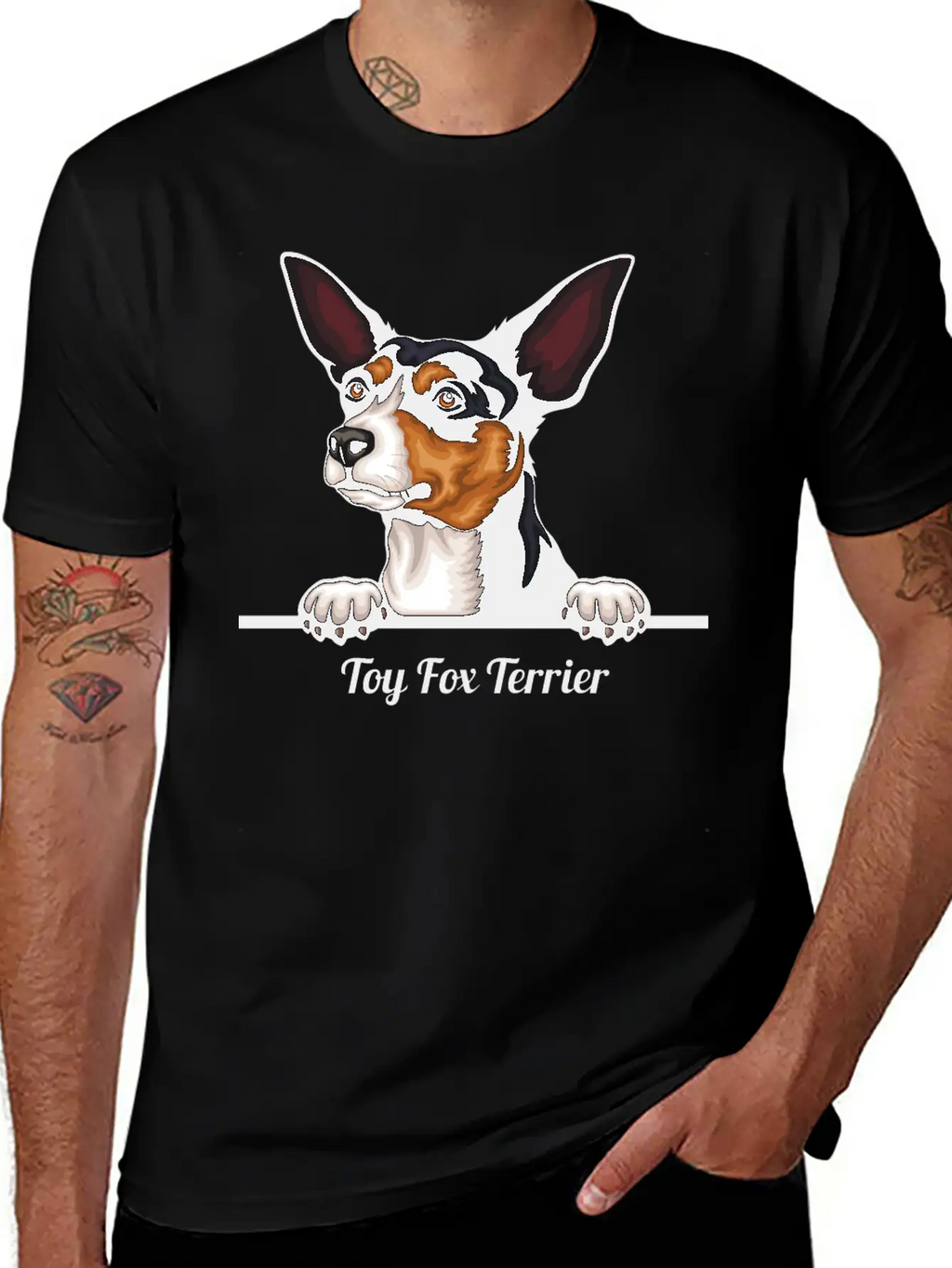 Toy Fox Terier Relaxed Everyday Tee – Lightweight And Durable Cotton