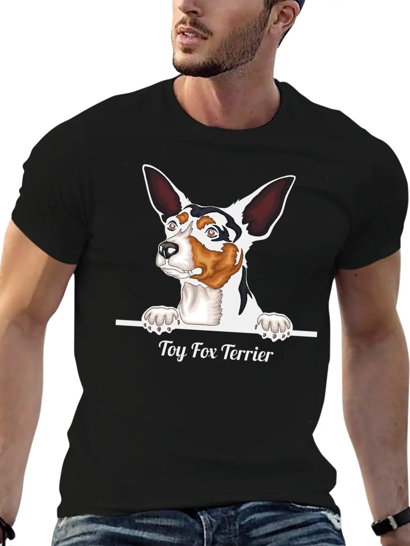 Toy Fox Terier Relaxed Everyday Tee – Lightweight And Durable Cotton