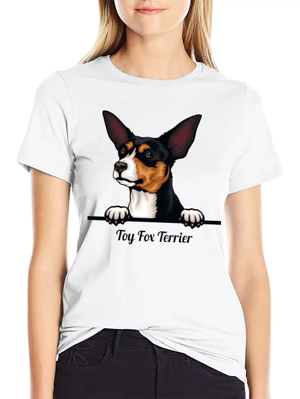 Toy Fox Terier Relaxed Everyday Tee – Lightweight And Durable Cotton