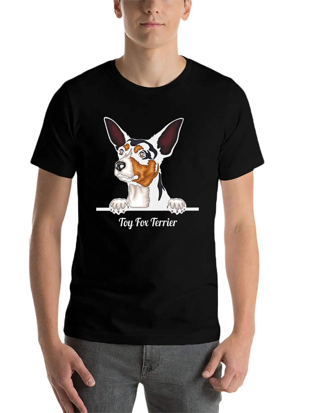 Toy Fox Terier Relaxed Everyday Tee – Lightweight And Durable Cotton