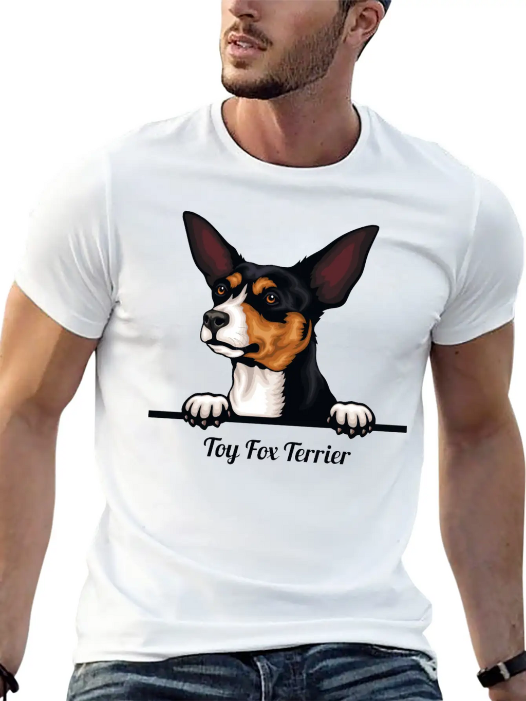 Toy Fox Terier Relaxed Everyday Tee – Lightweight And Durable Cotton