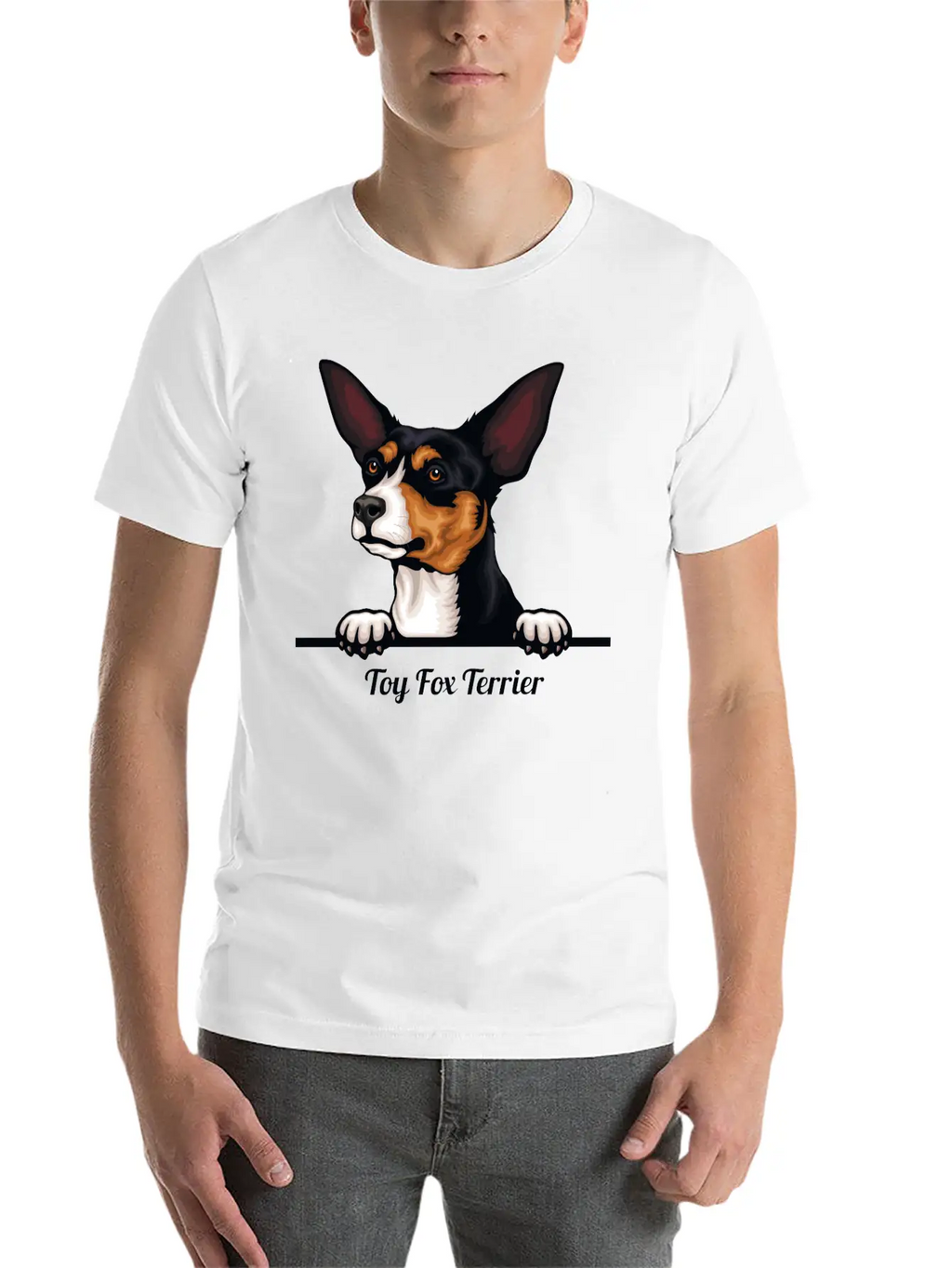 Toy Fox Terier Relaxed Everyday Tee – Lightweight And Durable Cotton