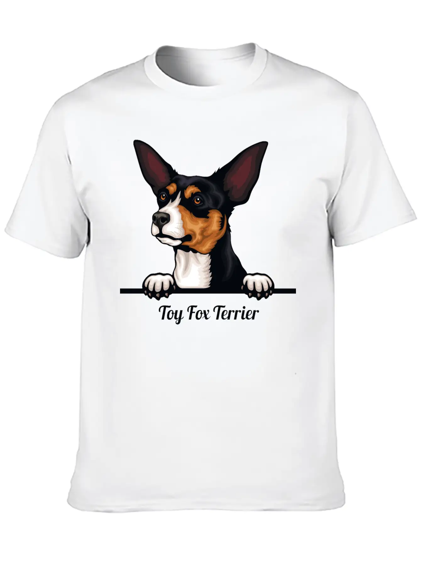 Toy Fox Terier Relaxed Everyday Tee – Lightweight And Durable Cotton