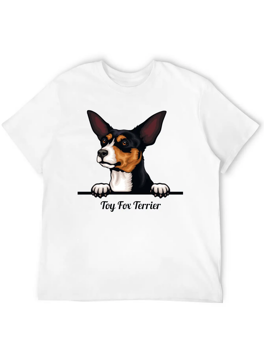 Toy Fox Terier Relaxed Everyday Tee – Lightweight And Durable Cotton