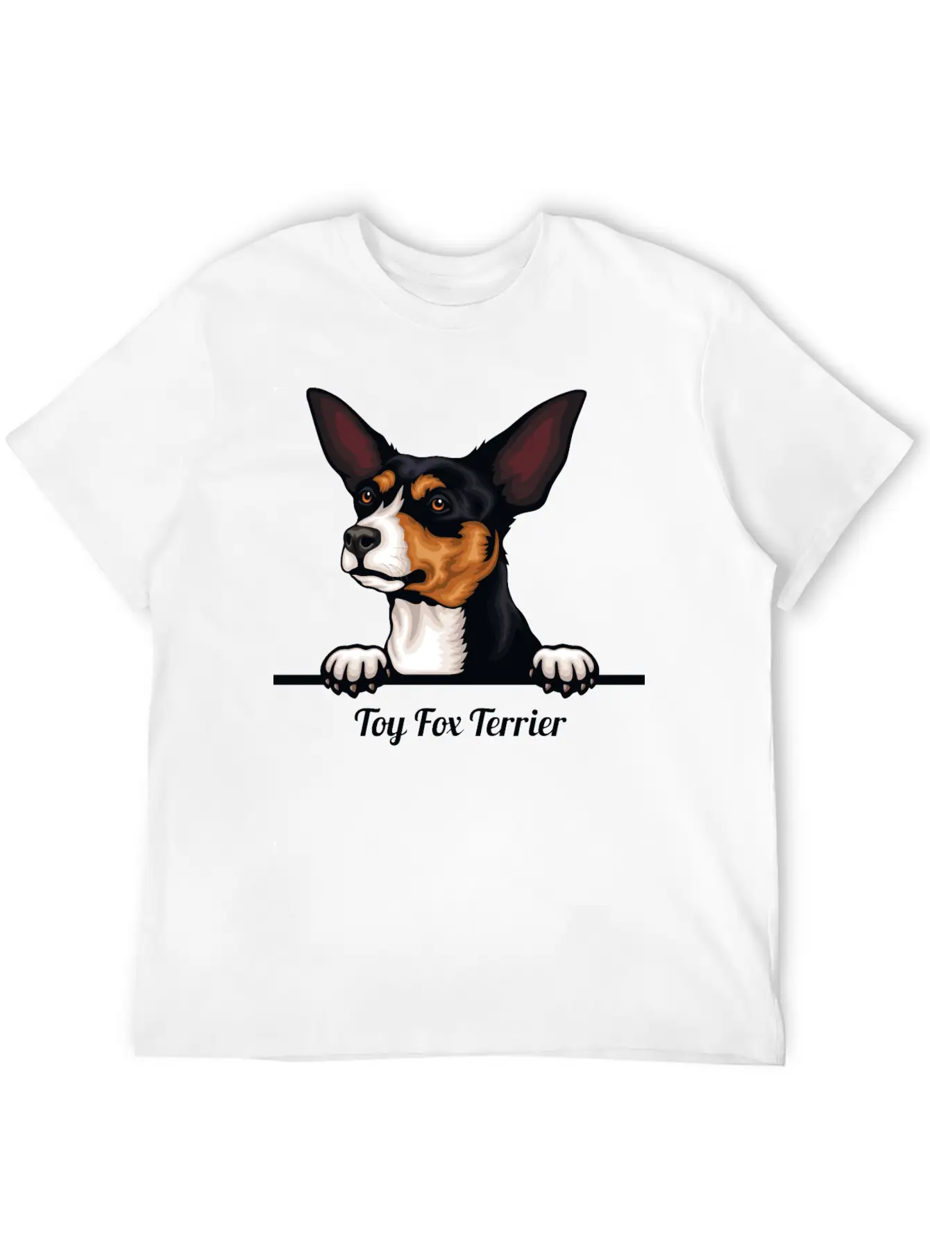 Toy Fox Terier Relaxed Everyday Tee – Lightweight And Durable Cotton