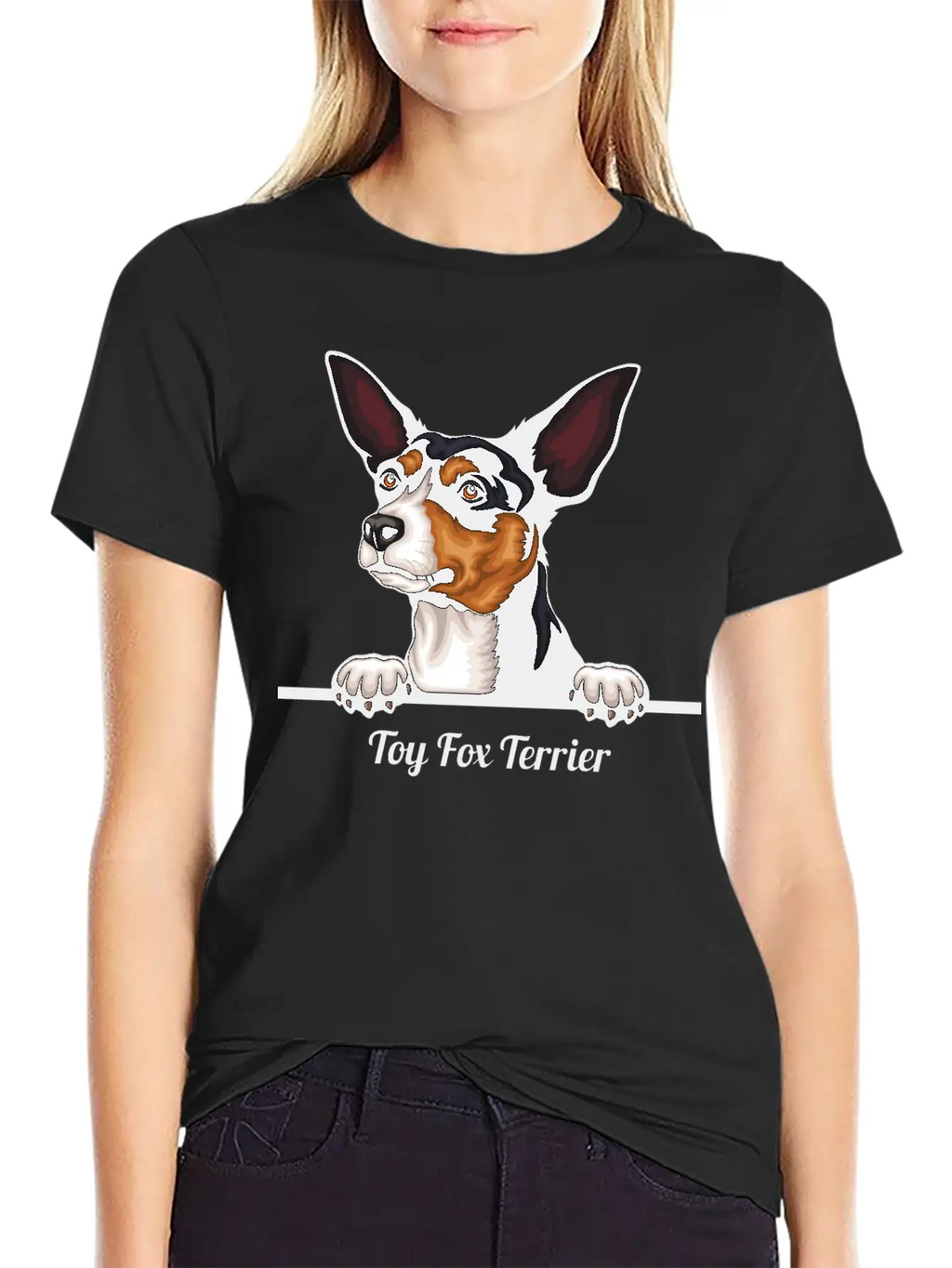 Toy Fox Terier Relaxed Everyday Tee – Lightweight And Durable Cotton